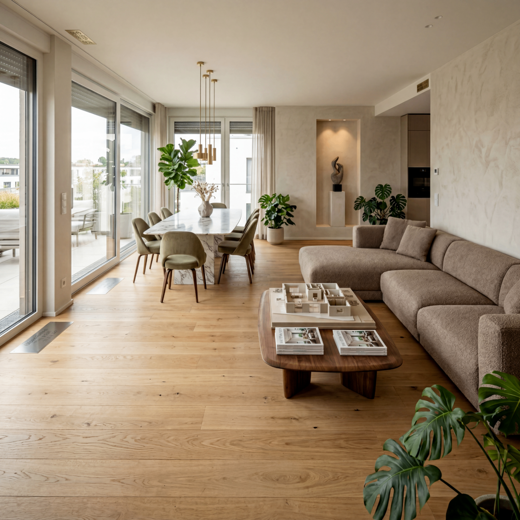 Penthouse Wohnbereich